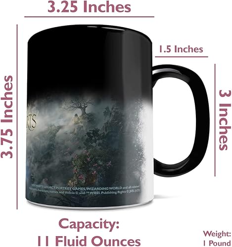 Miniatura 8 de Morphing Mugs Hogwarts Legacy Obra de arte oficial Mundo mágico de Harry Potter Una taza de cerámica que cambia de color de 11 oz Imagen revelada