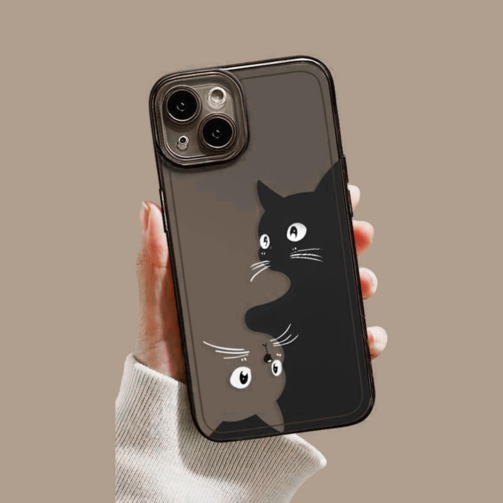 Amazon.co.jp: 可愛い ねこ 猫 ネコ スマホケース iPhone 13 mini 用