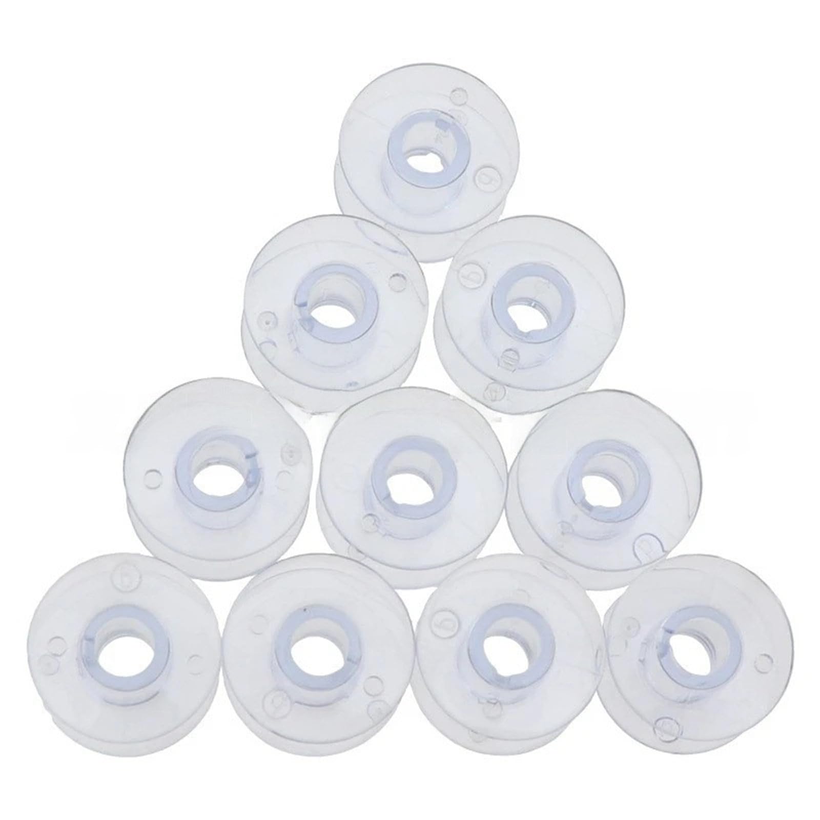 Buxuaaaa 10Pcs Clear Sewing Bobbins Thread Winders for Machine Stitching Tailoring Spool Empty Spool Accessories Sewing Bobbin