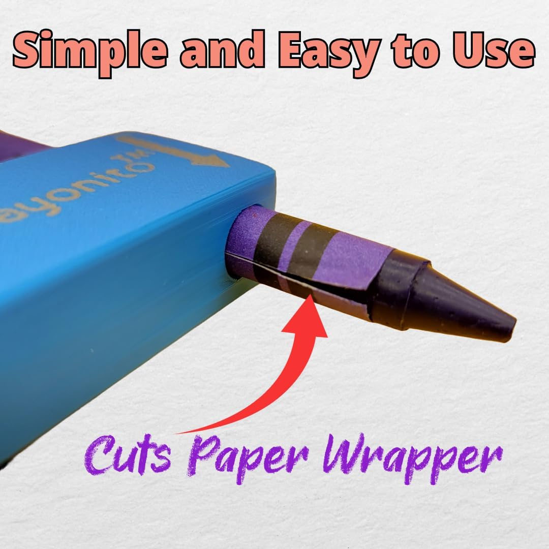 InCrayonito Regular 5/16" Crayon Paper Wrapper Peeler (4-Pack)