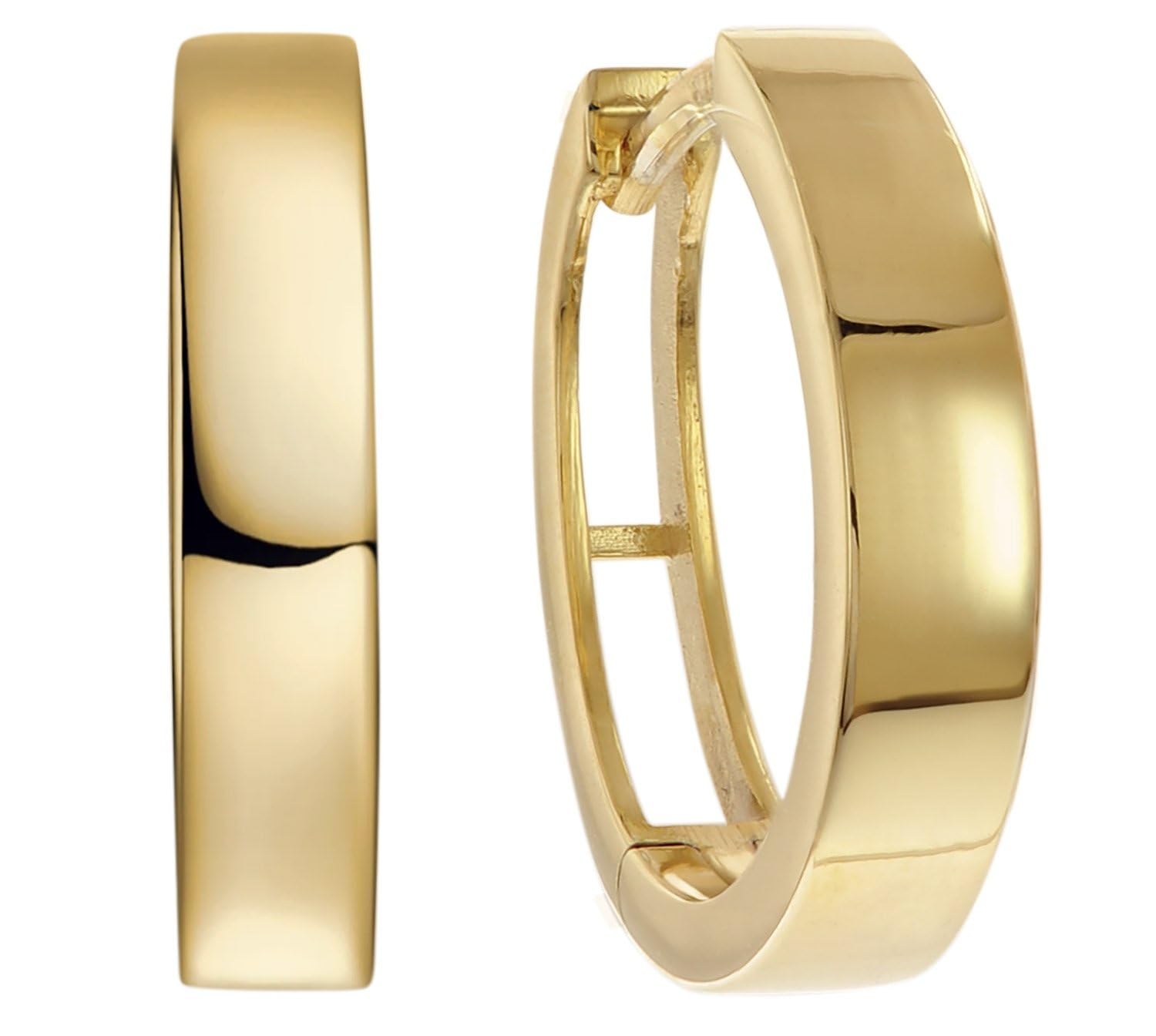 trendor Ohrringe Gold 333/8K Creolen Ø 14 mm 68747