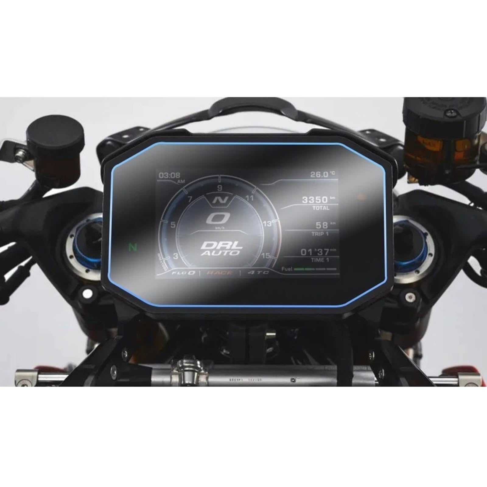 für MV Agusta Brutale 1000RR 1000 RR Brutale1000 RR Rush 1000 Rush1000 2020 Cluster Kratzschutzfolie Displayschutz Motorrad Instrumenten-Displayschutzfolie (10er-Set)