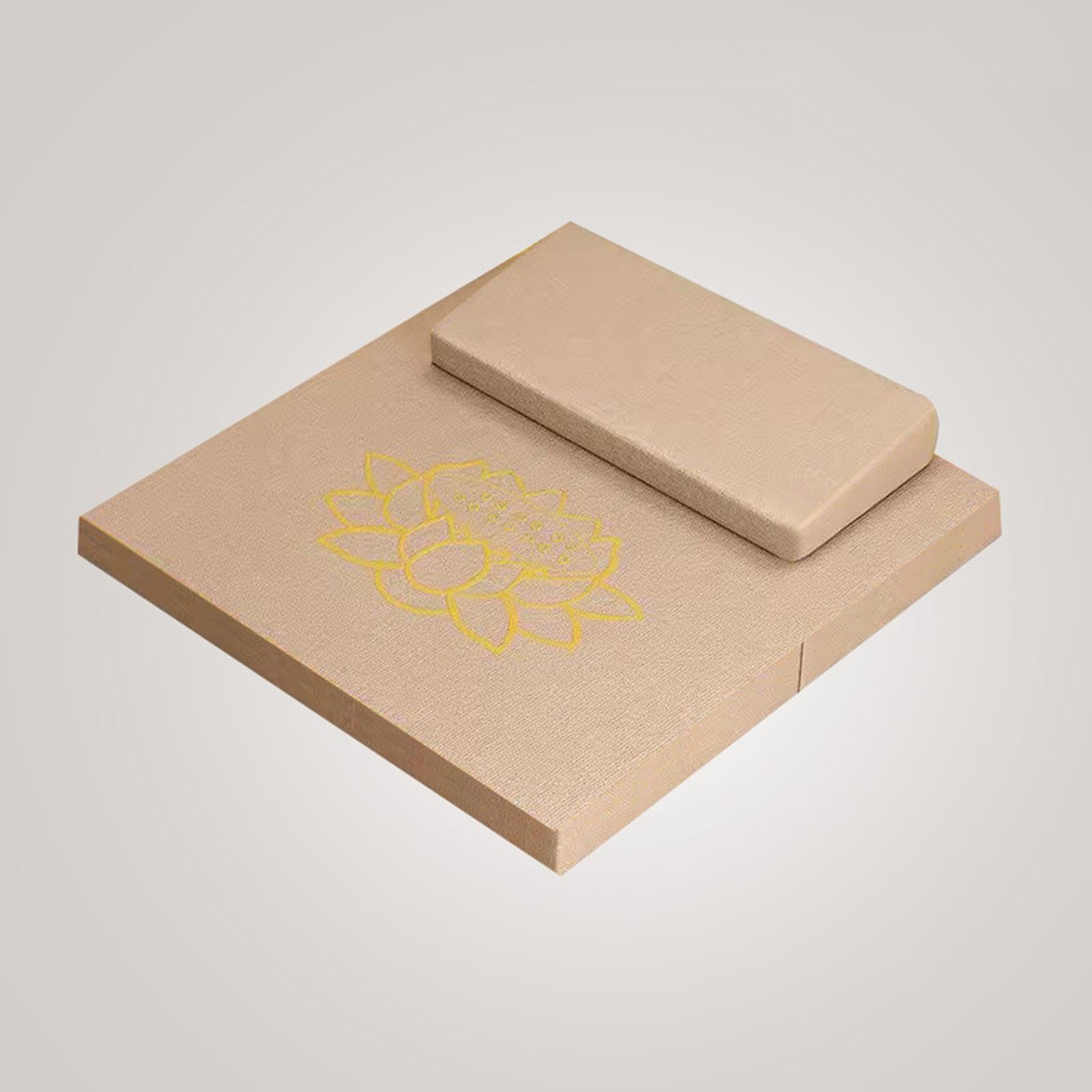 Tapis de Méditation Multifonctionnel et Antidérapant avec Coussin de pour Les Positions Assise et à Genoux