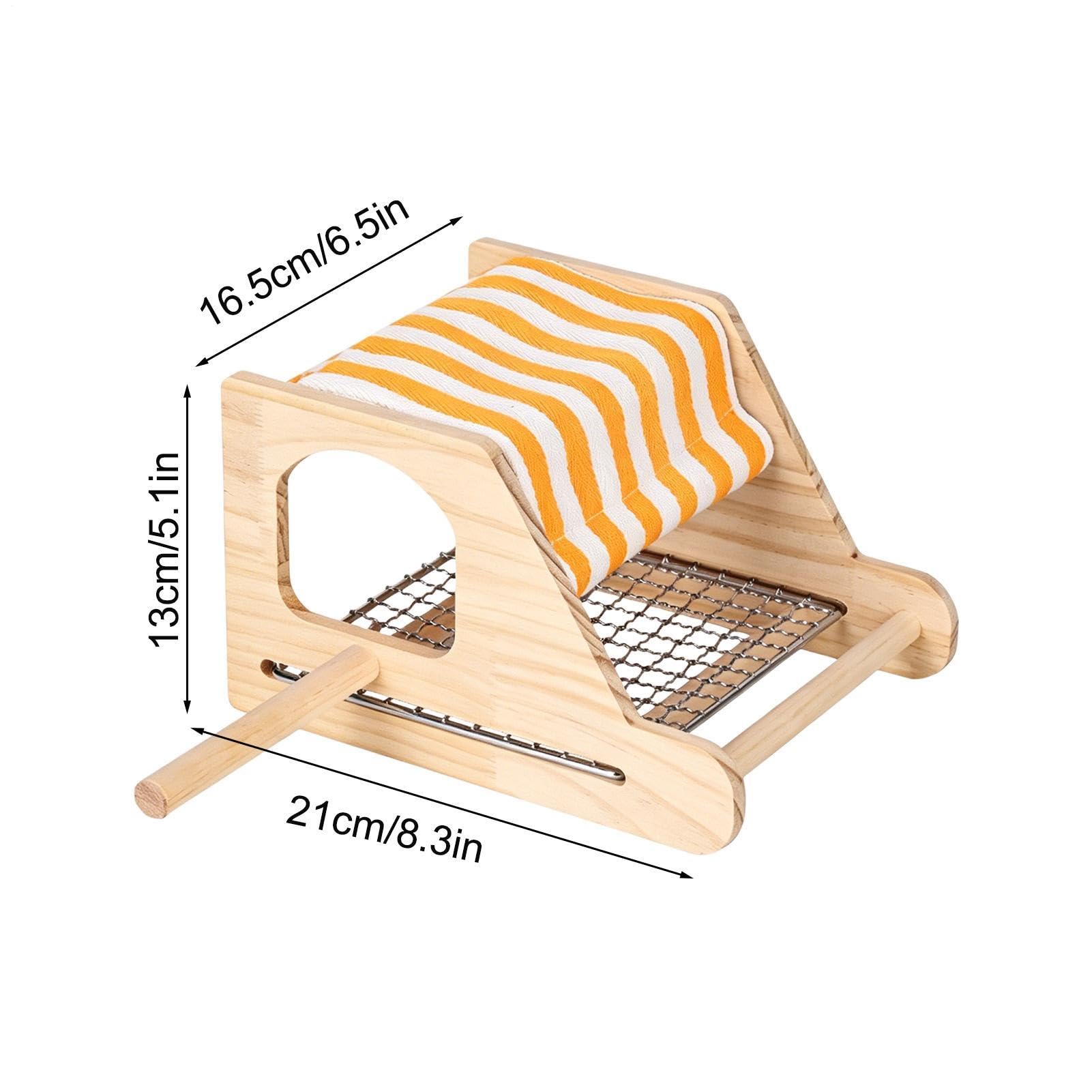 Générique Maison Oiseaux Bois Maison en Bois Naturel | Nid pour Perroquet avec en Inoxydable Pour Le Repos Et L'Élevage De Conure Inséparable Calopsitte Perruche Et Perroquet