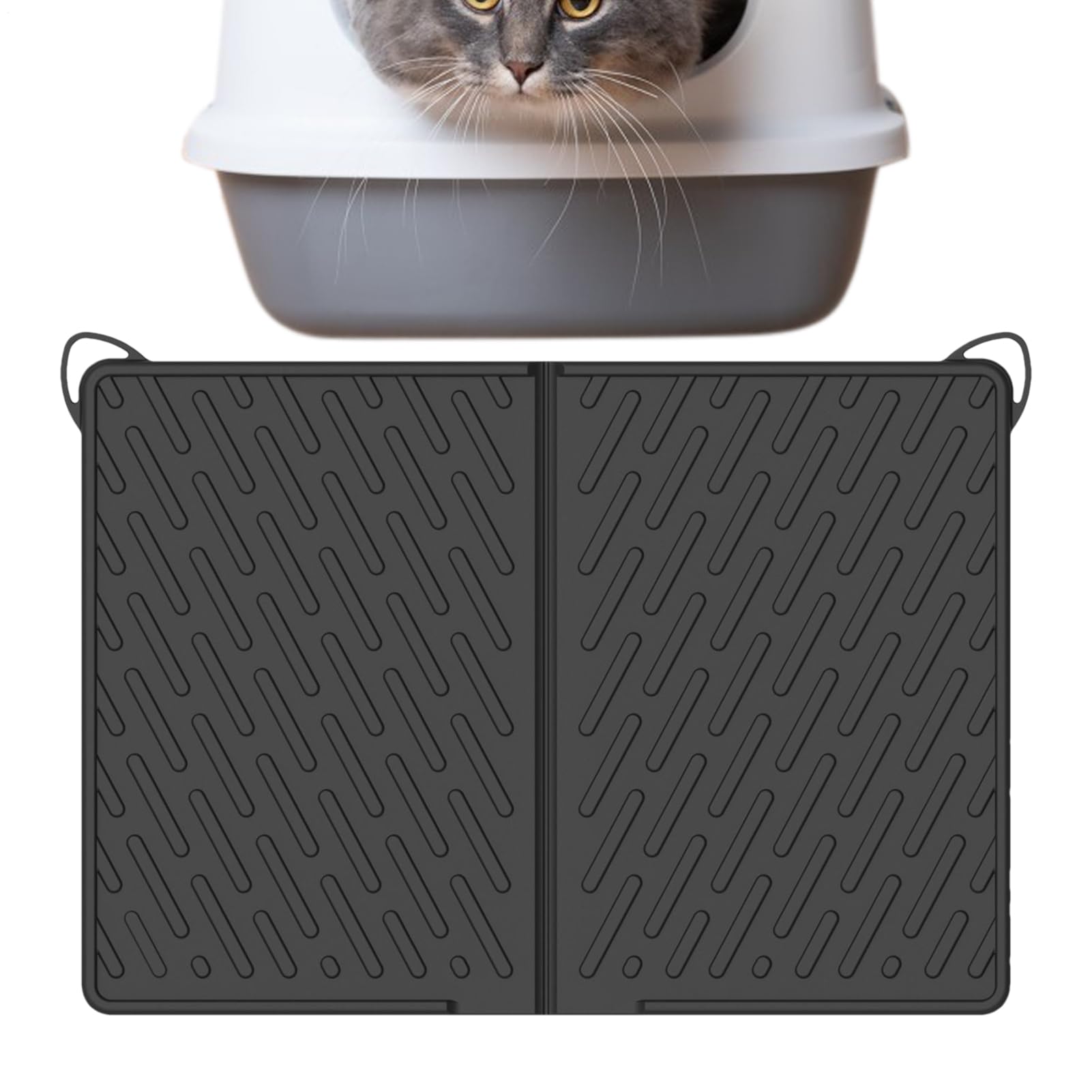 Tapis pour litière de chat idéal pour protéger les sols et coins