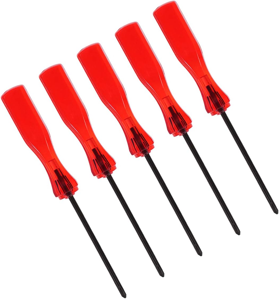 5pcs Tri Wing Screwdriver Y Tip Gaming Systems Disassemble Repair Security Screws Compatible for Nintendo Wii/DS/DS Lite/GBA