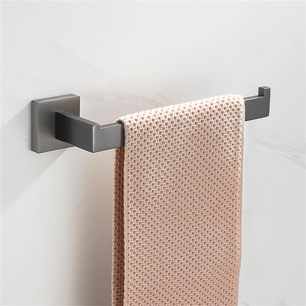 Juego de 4 ganchos para toallas de baño (acabado cromado)