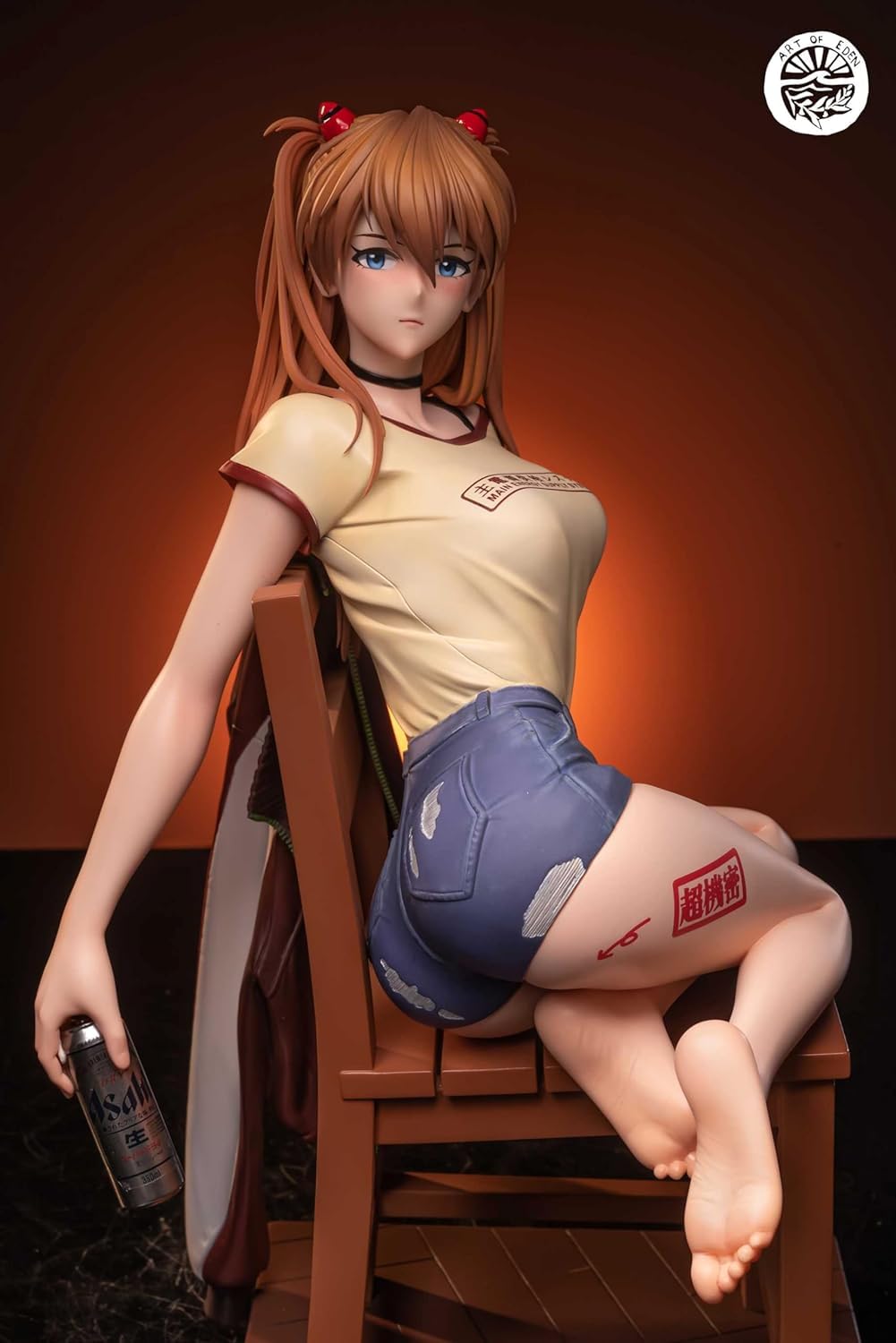 Amazon.co.jp: 惣流・アスカ・ラングレー フィギュア 私服Ver. 1/4
