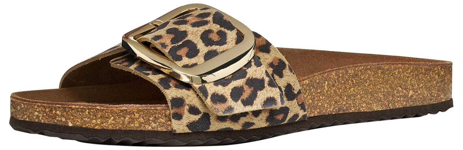 Geox Women's D BRIONIA R A Flat Sandal, Natural, 41 EU