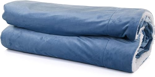 Mintra Home Sherpa - Manta de franela súper suave (azul oscuro, 86 x 94 pulgadas (talla XL)) Azul Oscuro,Negro,Camel,Rosa empolvada,2-Gris