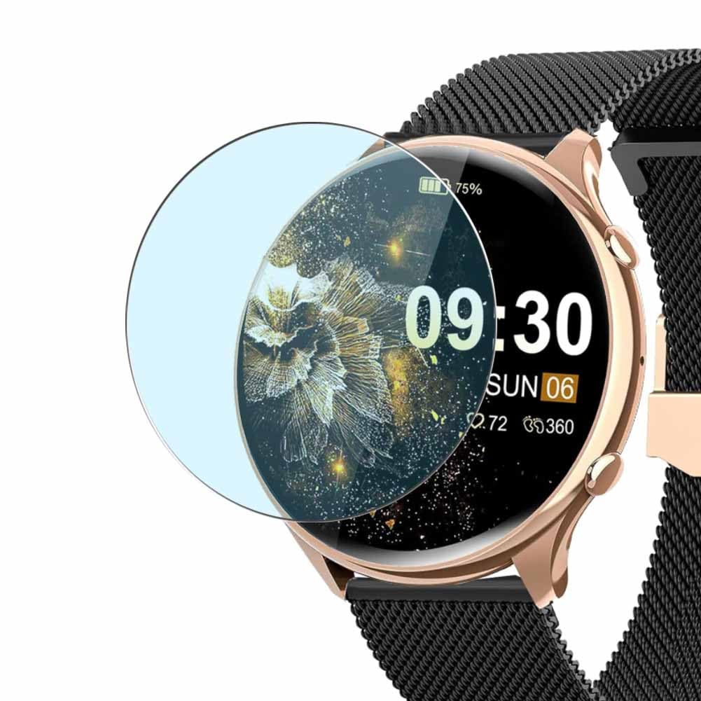 [3 Pack] Synvy Anti Blue Light Screen Protector, compatible with AIMIUVEI elfofle S51 1.39" smart watch smartwatch Guard Skin [ Not Tempered Glass Protectors ]