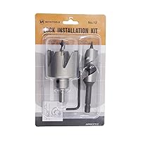 Vista 9 de Kit de sierra de agujero, LAIWEI Sierra de agujero, herramienta de taladro eléctrico para perforar madera, PVC, perfiles de aluminio, paneles