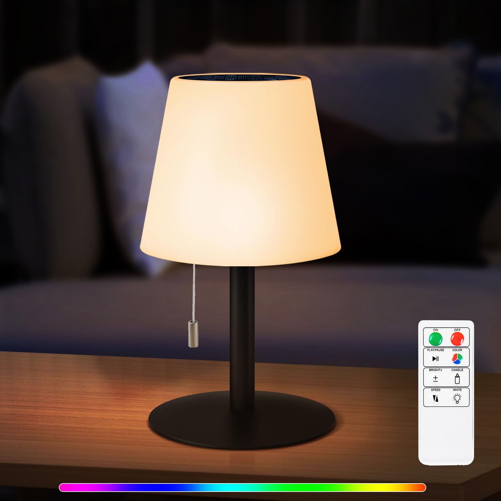RWWR Lampe De Table Sans Fil Portable LED Lampe De Table D