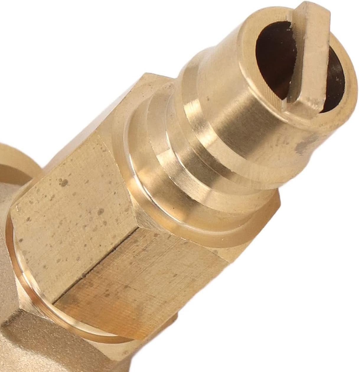 Natural Gas Y Splitter, 1/2 Brass Propane Splitter 2 Way, Quick Connect Adapter for Natural Gas, Conversion Kit for Natural Gas Grills, Patio Heater, Pizza Oven