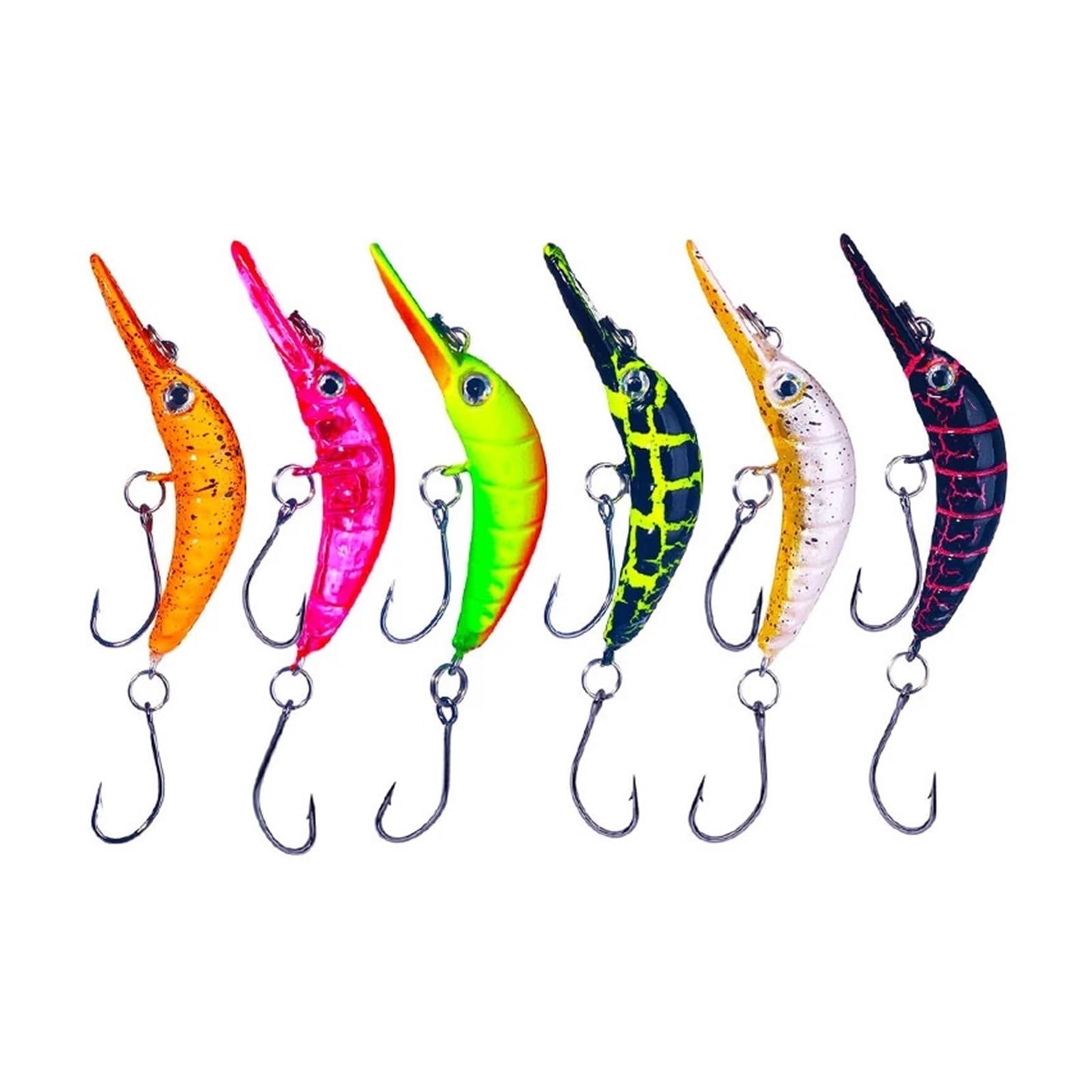 Forelle Minnow Wobbler Angelköder 5,2 cm,6 g Kurbel künstlicher Harter Köder Hecht Barschangeln