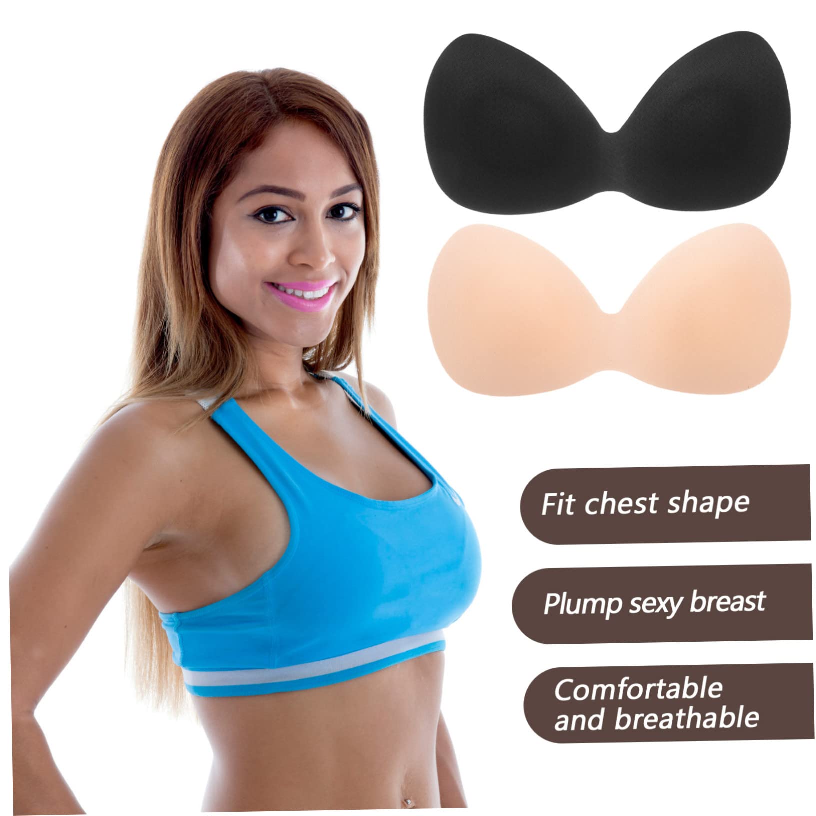 LIFKOME Relleno Coser Vestido Almohadillas Para El Bañador 20 Piezas Almohadillas De Ropa Interior Sujetador Almohadilla Para El Sartenes Bra Nylon