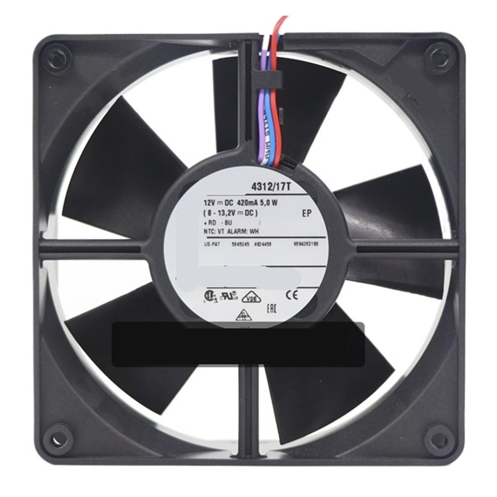 EGTDSFGJA 4312/17T 119 * 119 * 32mm 12cm 12V DC 5W 170m3/H 2800rpm Cooling Fan