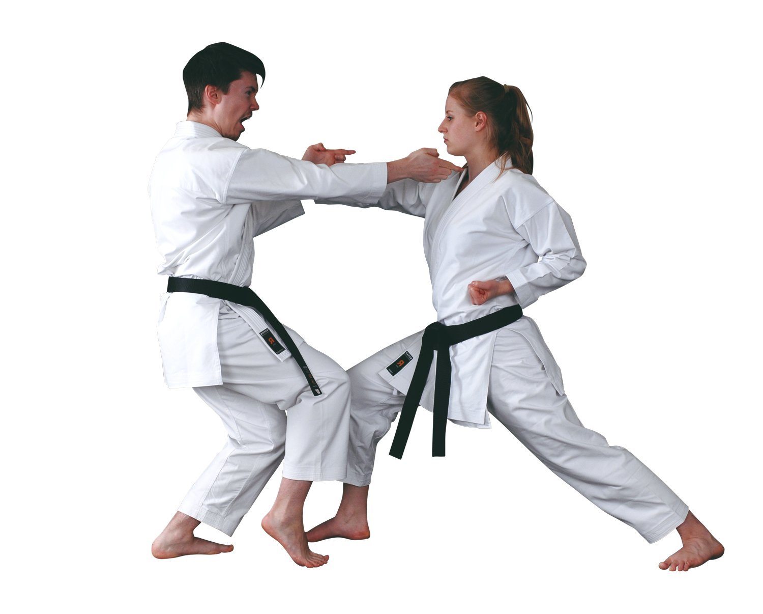KAITEN Karateanzug Spirit SLIM - Karate Gi weiß 12 oz Baumwolle - Hose mit Gummizug