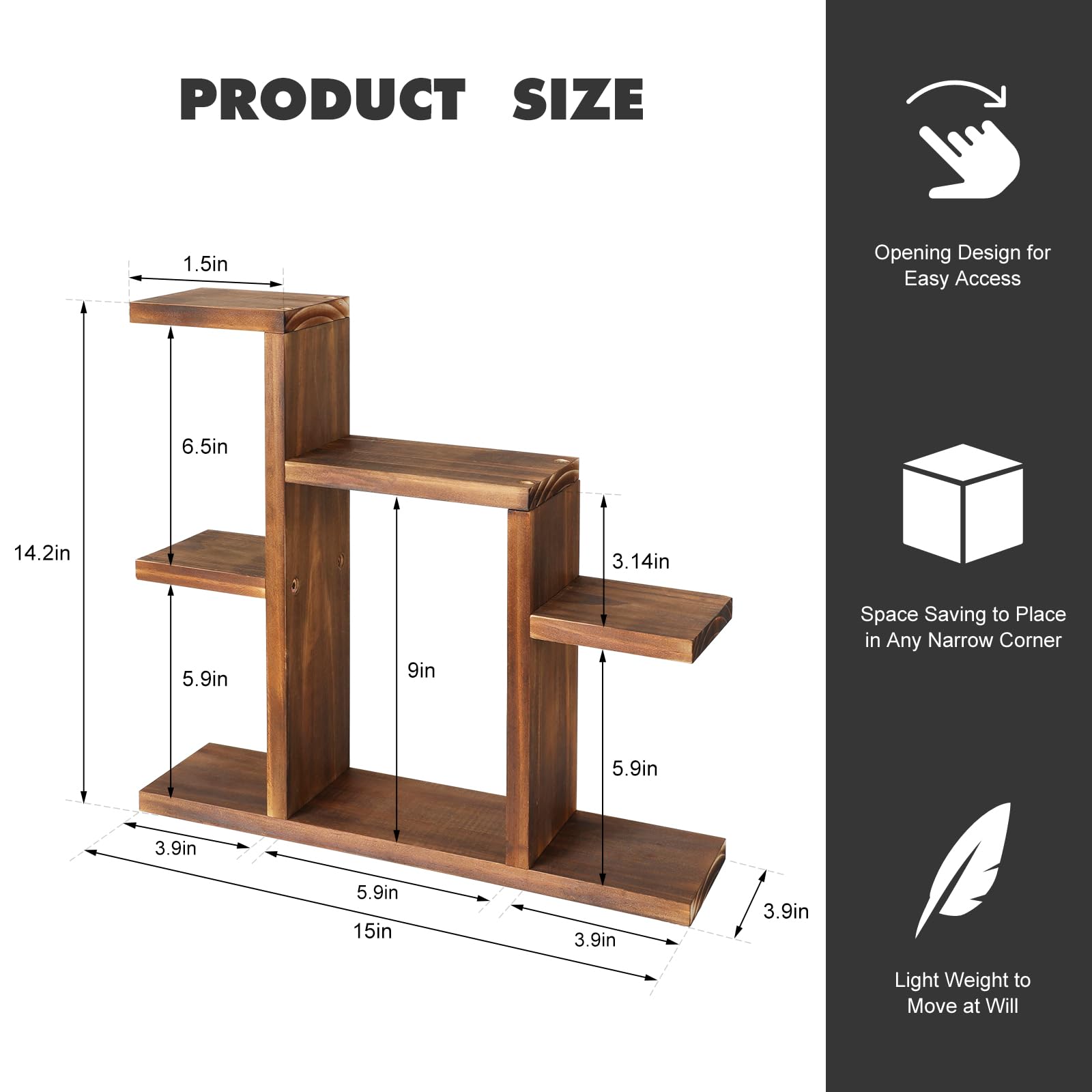 SHILIU-petit Support De Plante De Bureau 7 Niveaux Étagère De