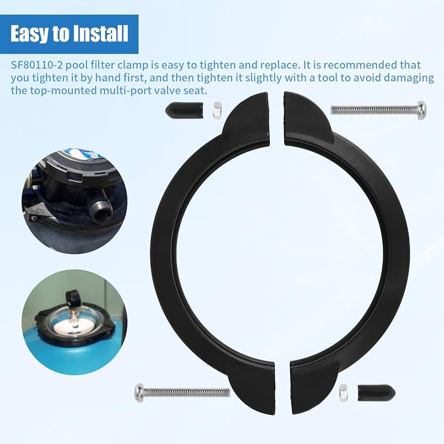 Fur0702専用 Amazon.com: SF80110-2 Pool Clamp Collar Ring Replacement