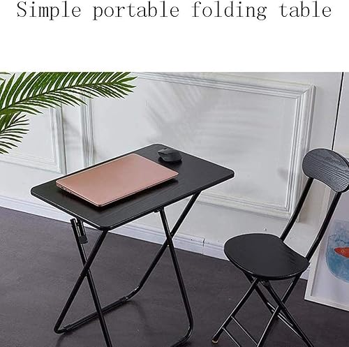 Miniatura 5 de FKSDHDG - Mesa plegable simple mesa de comedor portátil pequeña para el hogar escritorio plegable para computadora de escritorio