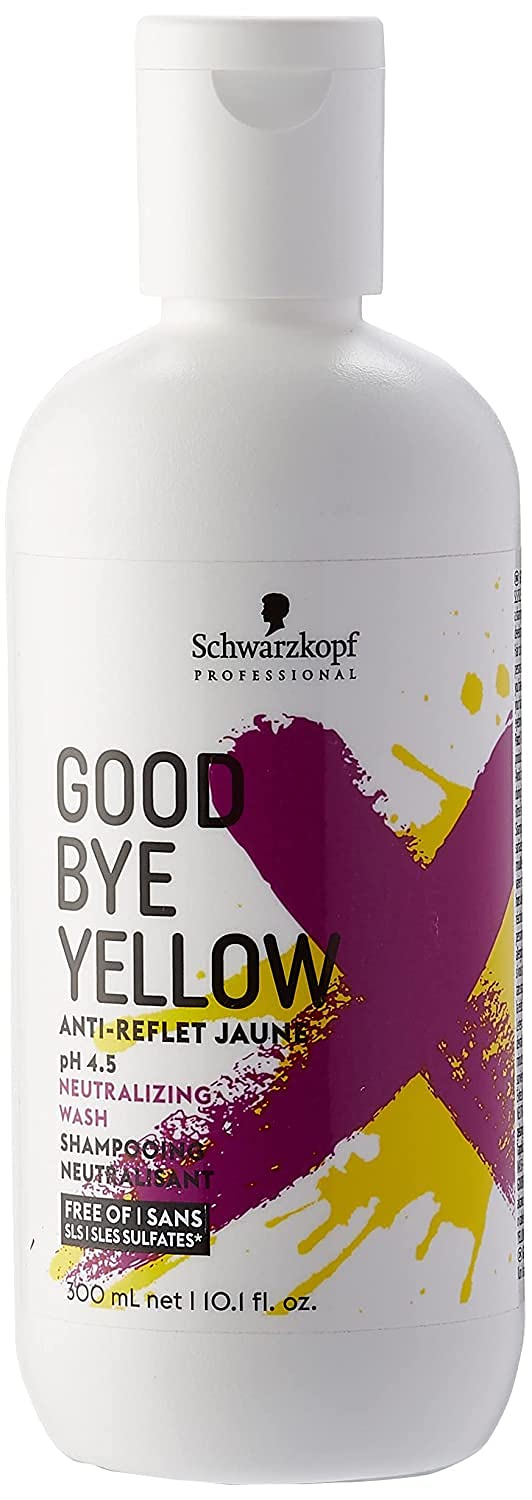 Schwarzkopf sch395 Good Bye Yellow Shampoo 300 ml – Pack of 2