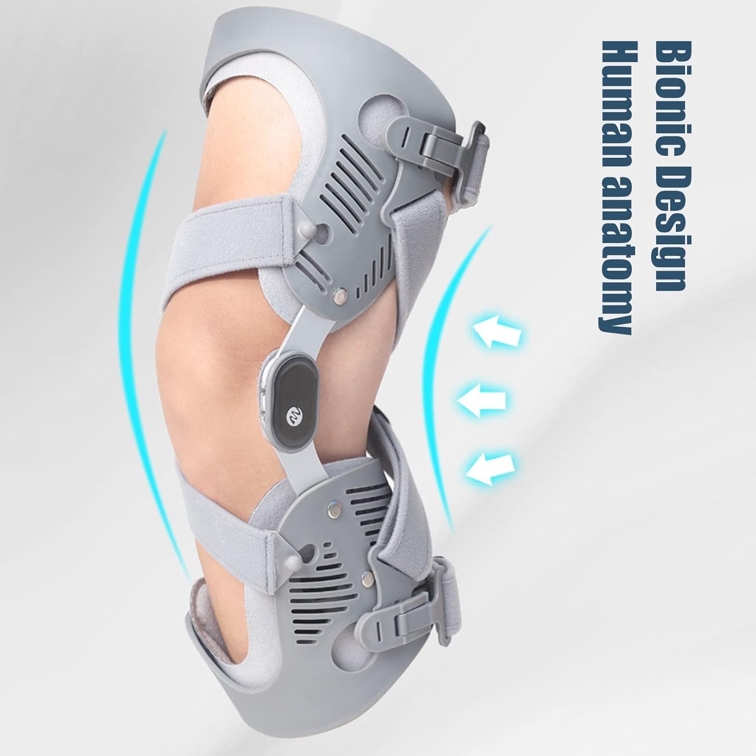 Tutore Di Supporto Per Ginocchio, Immobilizzatore Per Ginocchio Incernierato, Supporto Per Articolazione Del Ginocchio Con Silicone Antiscivolo, Per Riabilitazione Ortopedica, Post Operatorio