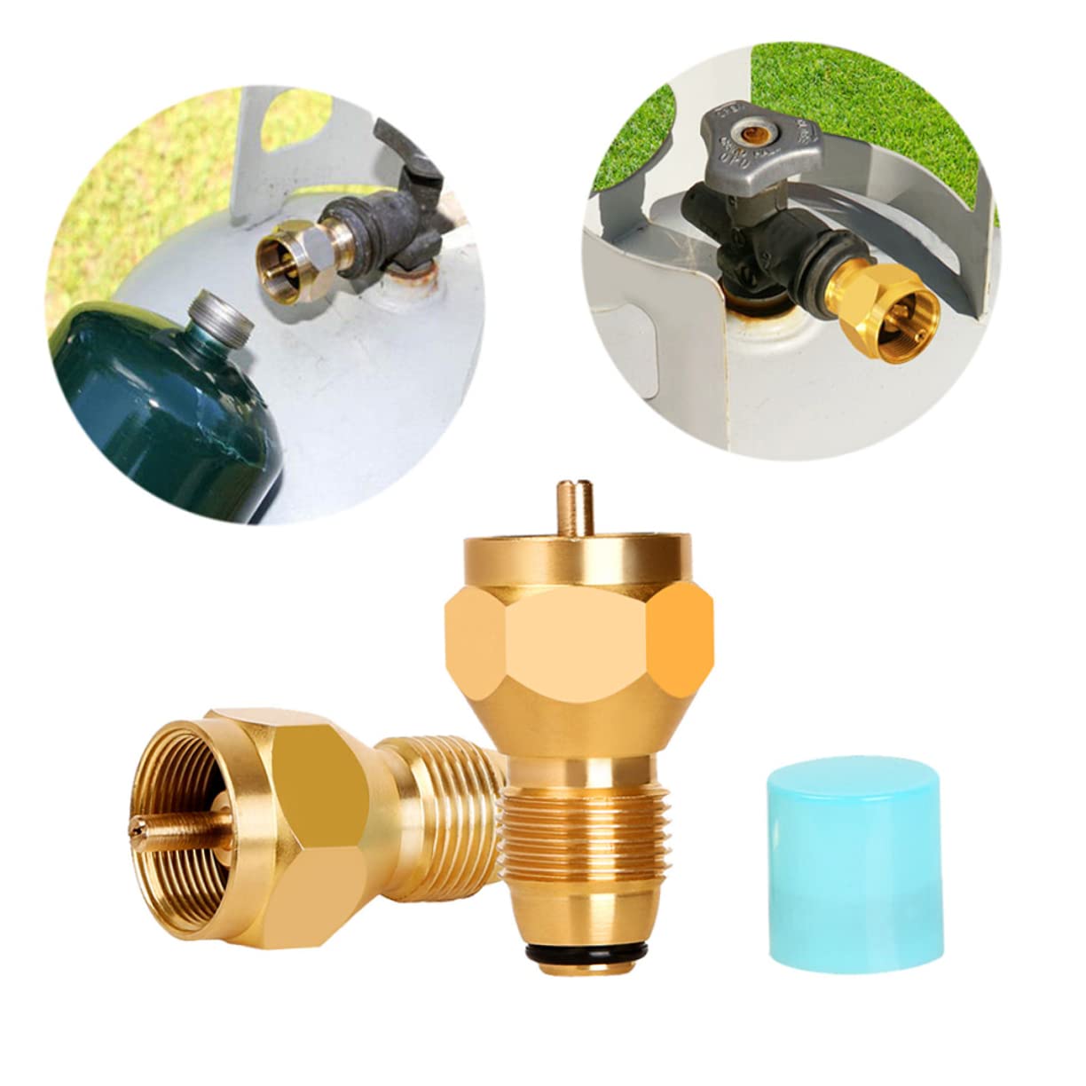 BESPORTBLE Propane Tank Adapter Gas Cylinder Adapter for Gas Tank Joint Conversion