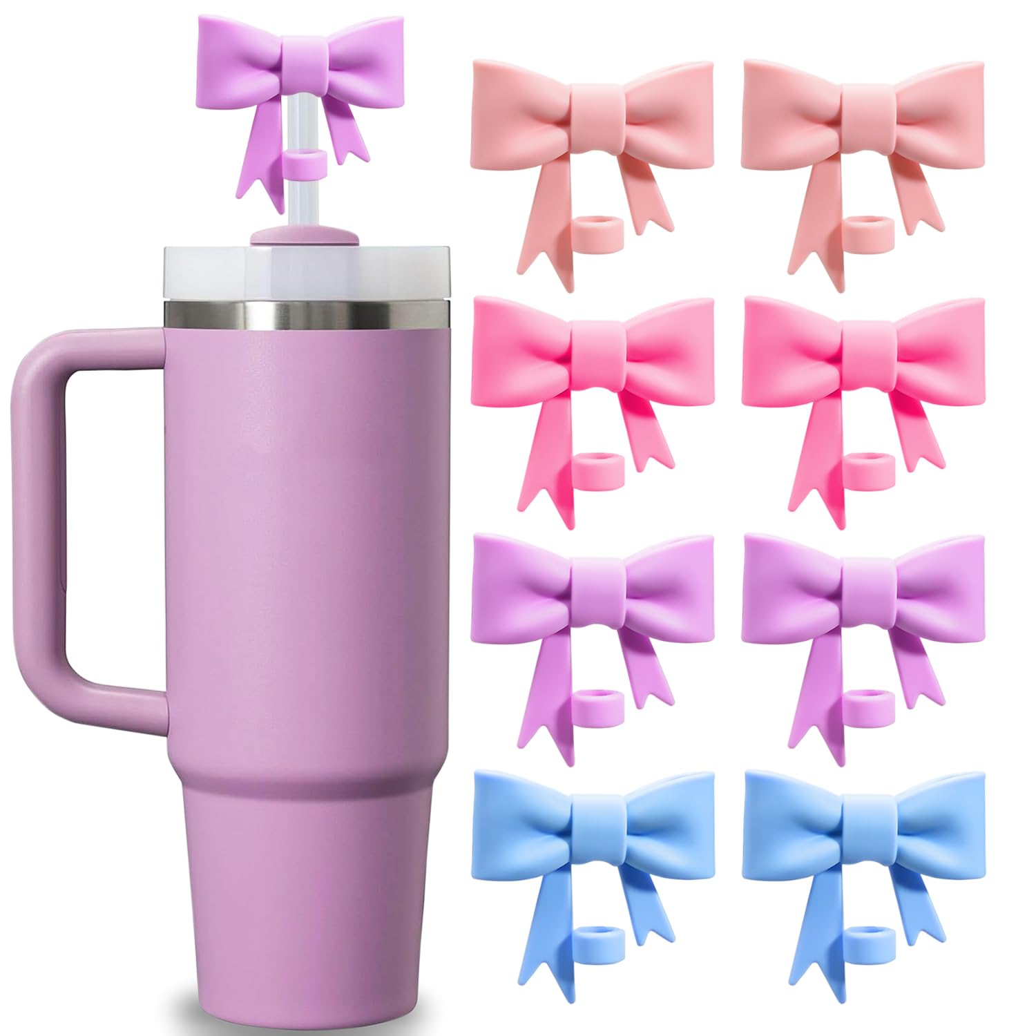 3 Stück Silikon-Strohhalmabdeckungen Für Stanley-Becher 30 & 1,2 L – Wiederverwendbar & BPA-frei