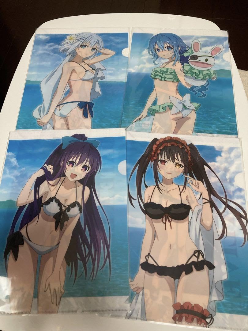 デート・ア・ライブⅣ 描き下ろし クリアファイルセット 水着 ver. Amazon | デート・ア・ライブIV クリアファイル 水着 全種セット