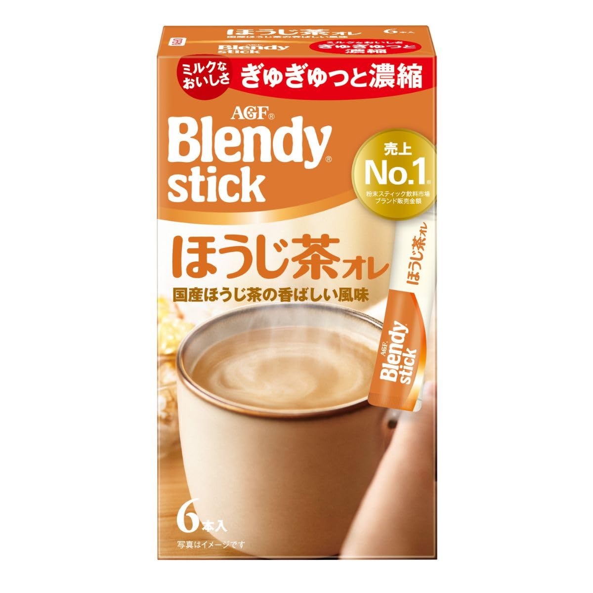 AGF ブレンディスティック ほうじ茶オレ 6本 ×6箱 【 スティック お茶 】