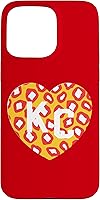 Vista 31 de KC Heart Red/Yellow Animal Print Kansas City Hearts Kc Heart Case for iPhone 16