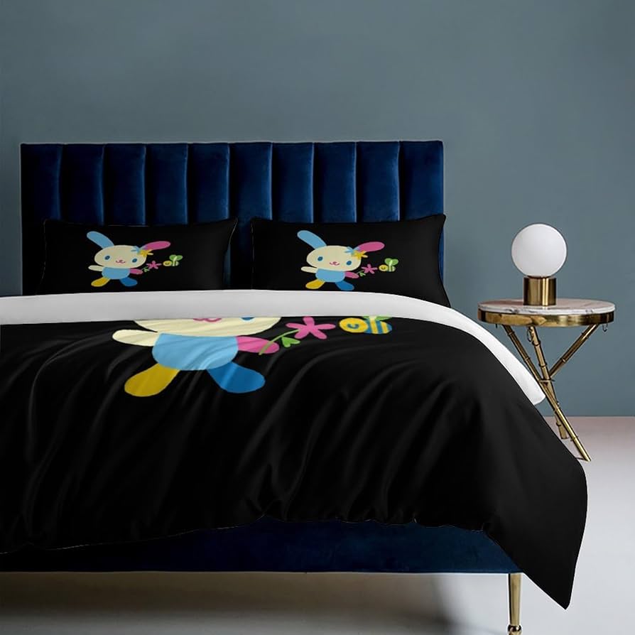 Amazon|布団カバー 3点セット ウサハナ 寝具カバーセット 枕カバー Amazon|布団カバー 3点セット ウサハナ 寝具カバーセット 枕カバー