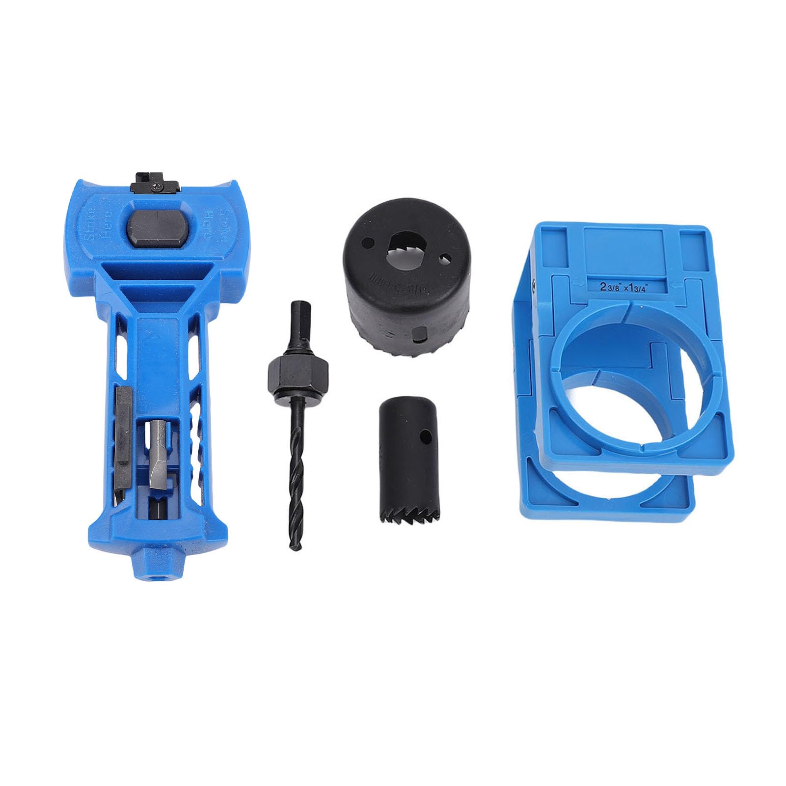 Kit de instalación de cerradura de puerta para evitar desajustes en puertas de madera