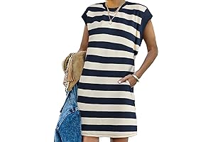 Flowy and Chic: Womens Striped Summer Dresses 2024
