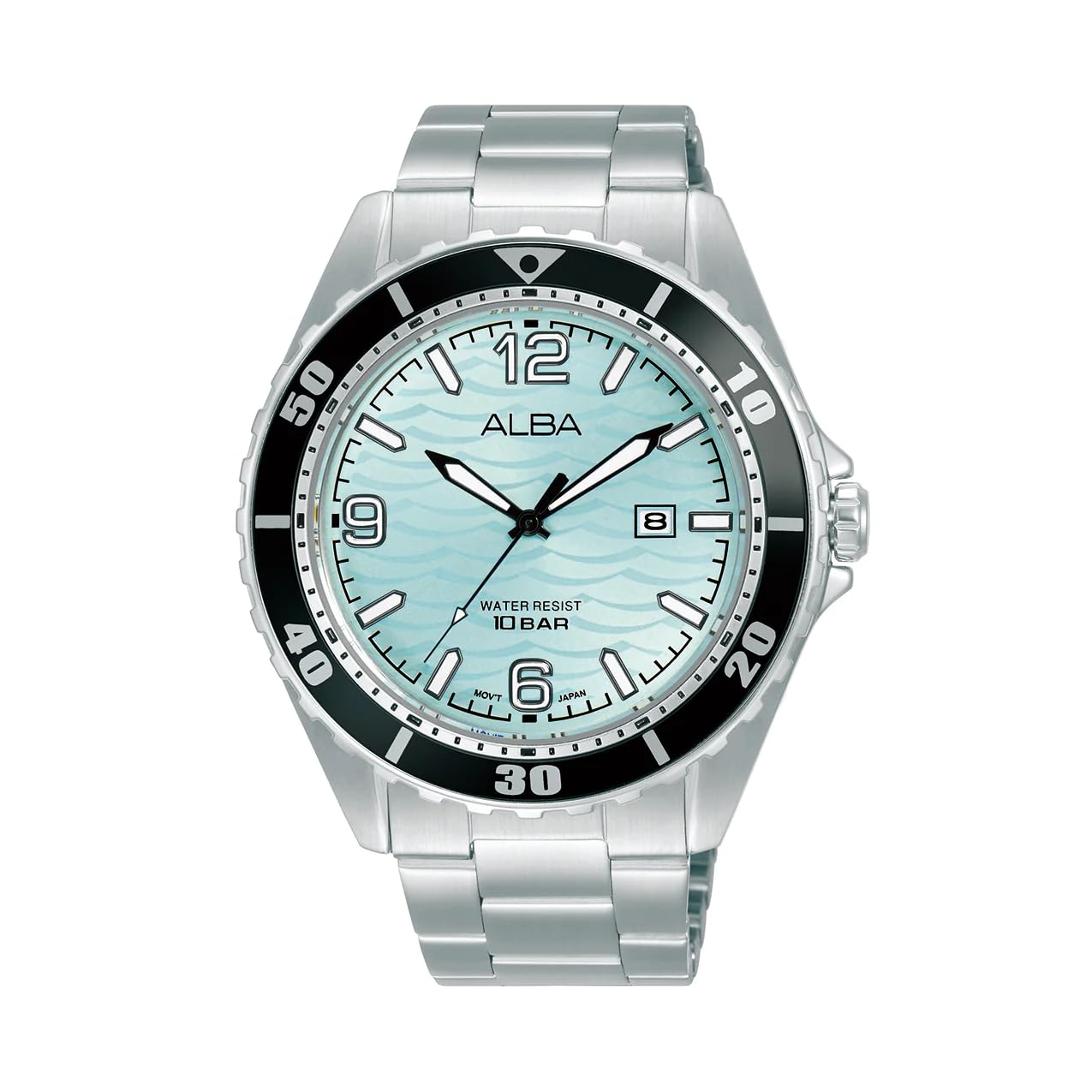 Alba Stainless Steel Analogue Blue Dial Mens Watch-Ag8N51X1, Band Color-Grey (B0CSZ9NTB7) Amazon Price History, Amazon Price Tracker