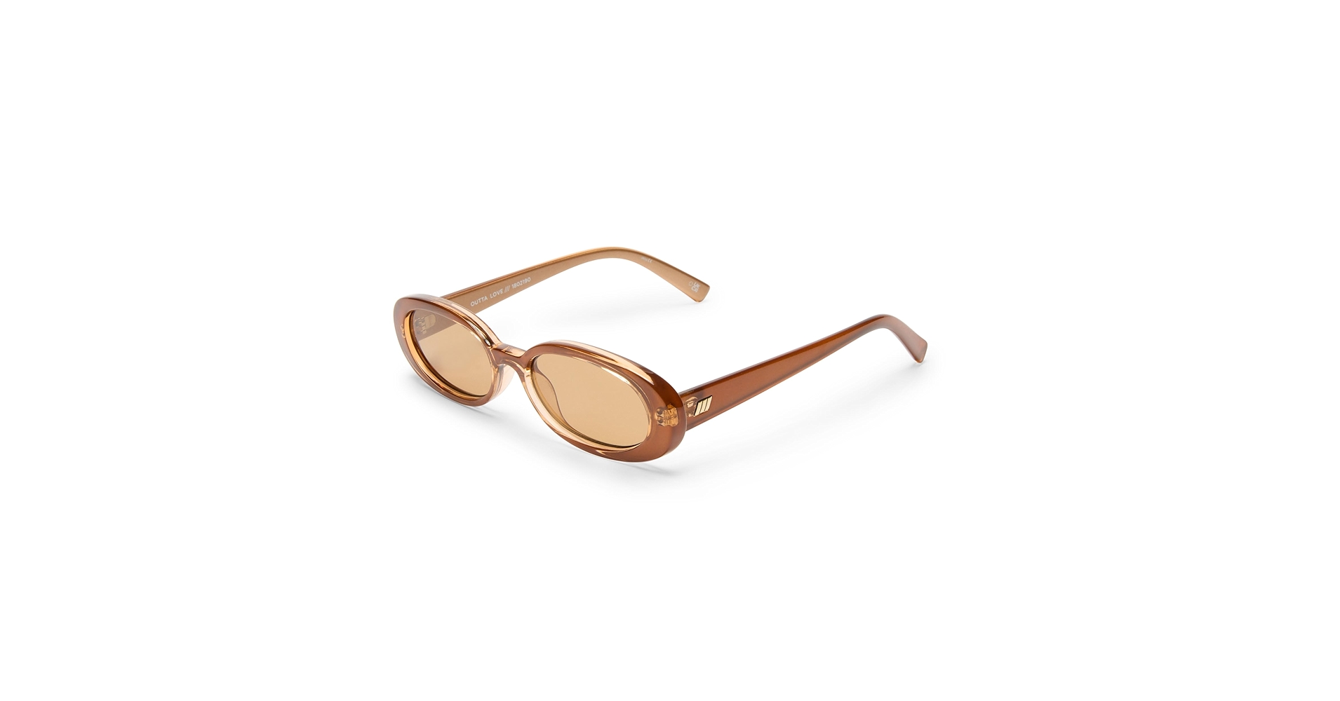 【 Le Specs 】 OUTTA LOVE サングラス Outta Love Tort Uni-Sex Oval Sunglasses | Le Specs