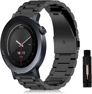 [AiMaoo] バンド CMF by Nothing Watch 3 Pro (2025)/Pro 2/Pro 対応 交換ベルト ステンレス製 金属ベルト 隙間のない設計 ビジネス風 調整工具付き 交換バンド (ブラック)