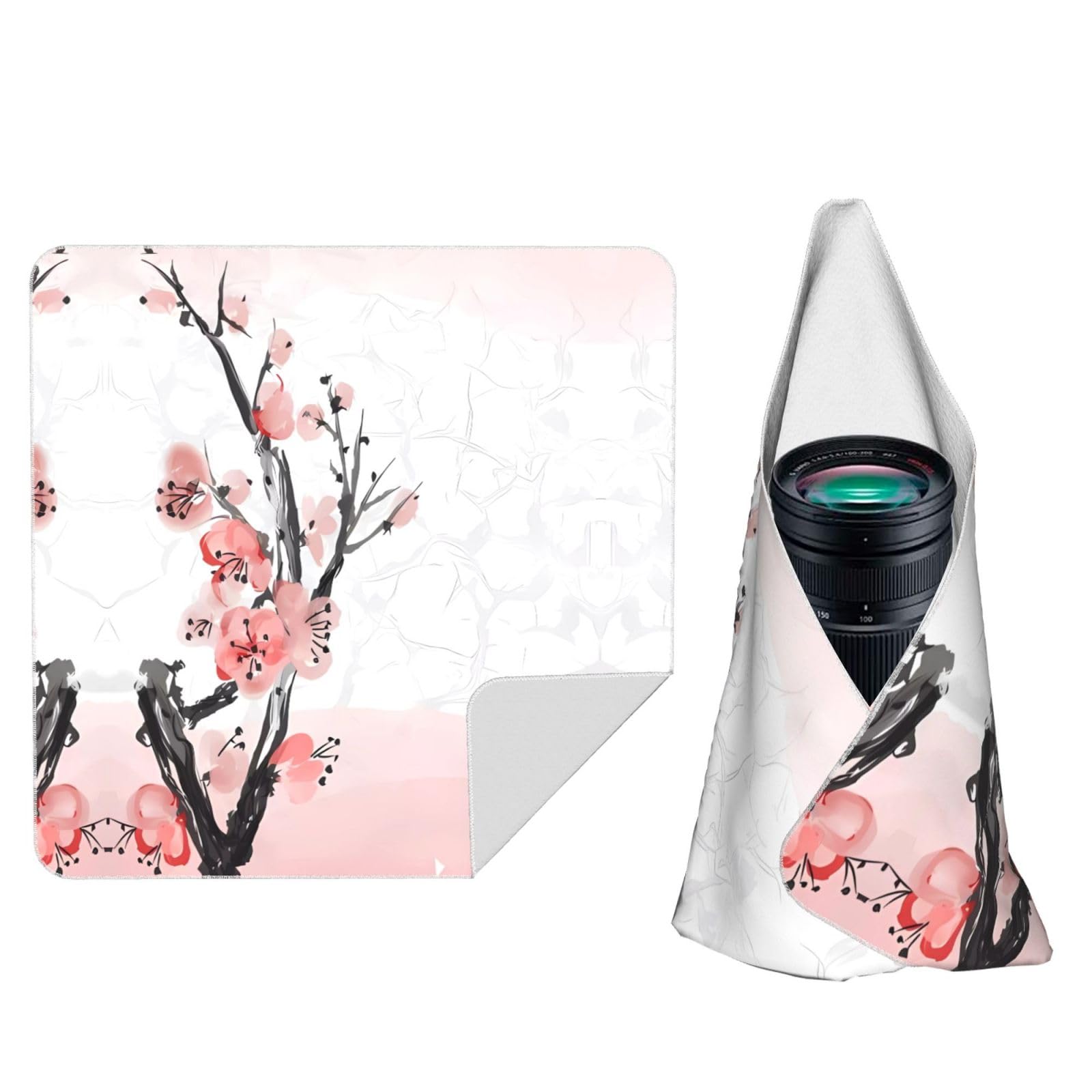ZhaoYuGoods Cherry Blossom Tree Branch Camera Wrap Cloth