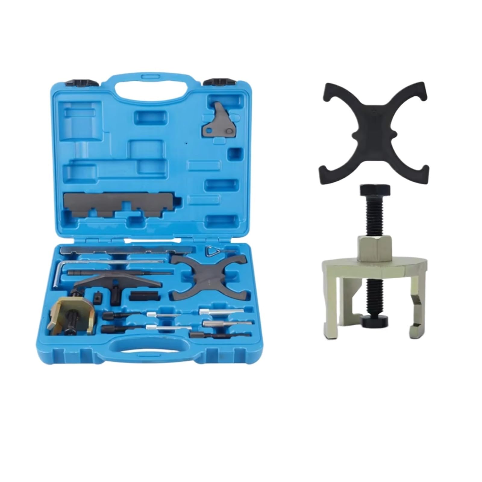 Kit Attrezzo Messa In Fase Compatibile Con Ford Per Fusion 2002-2008 Per S-Max 2006-2008 Set Strumenti Bloccaggio Albero Camme Motore Fasatura Auto OEM303-193 303-507