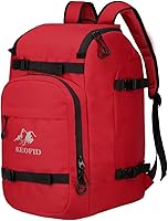 Vista 7 de KEOFID 50L Ski Boot Bag Backpack, Waterproof Ski Bag, Travel Backpack for Ski Helmet, Snowboard