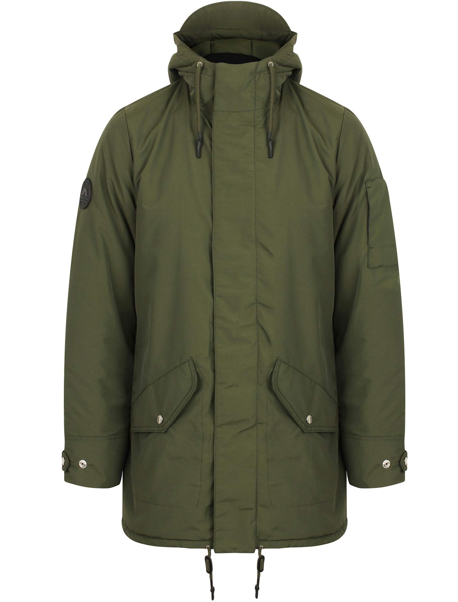 Tokyo Laundry Men's Khaki Eskell Hooded Coat In S