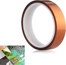 Kapto Tape, Polyimide Tape, Heat Resistant, Insulation Tape for Substrates and Substrates, Masking and Protection of Electronic Substrates, 882°F - 866°F (250°C to 320°C), Width 0.8 inches