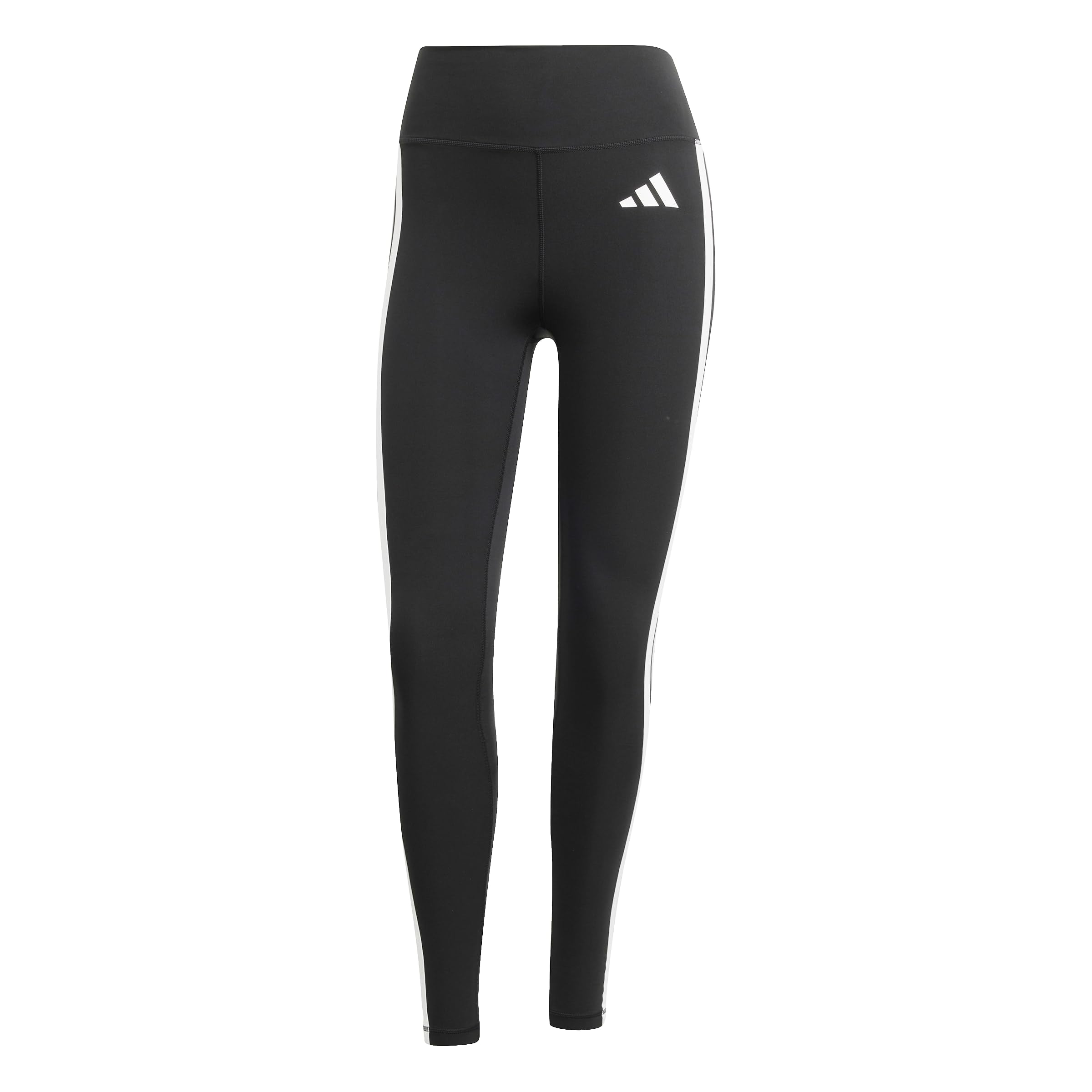 adidas Women's Optime Essentials 3 Stripes 7/8 Leggings Tights, black/white, XS