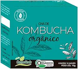Chá Kombucha Orgânico - chá fermentado (10 sachês) - Campo Verde