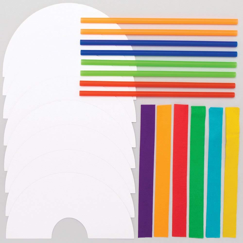 Baker Ross AX180 Baguettes Magiques En Bois En Forme De Fusée - Pack De 8, Parfaites Pour Les Enfants À Créer Et À Décorer, Idéales Pour Les Travaux Scolaires