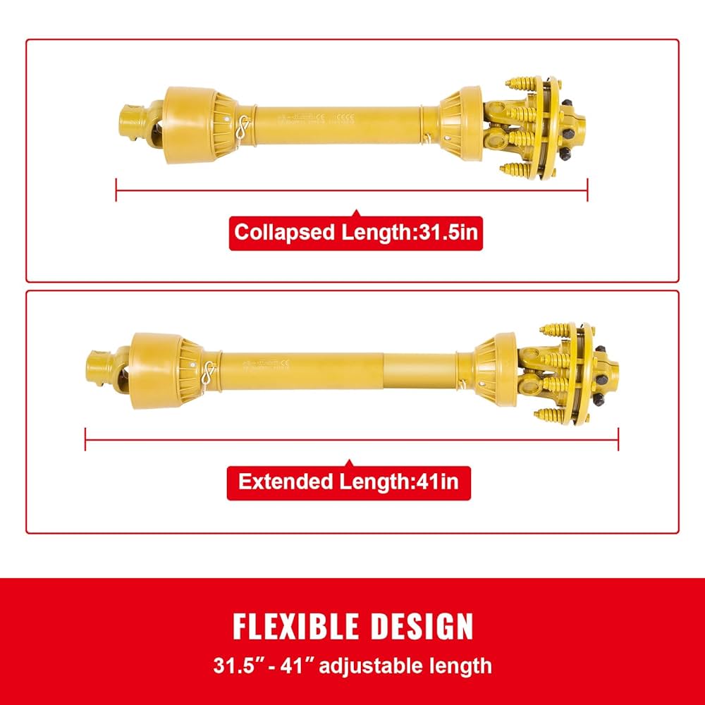 Amazon.com: Happybuy PTO Shaft, 1-3/8