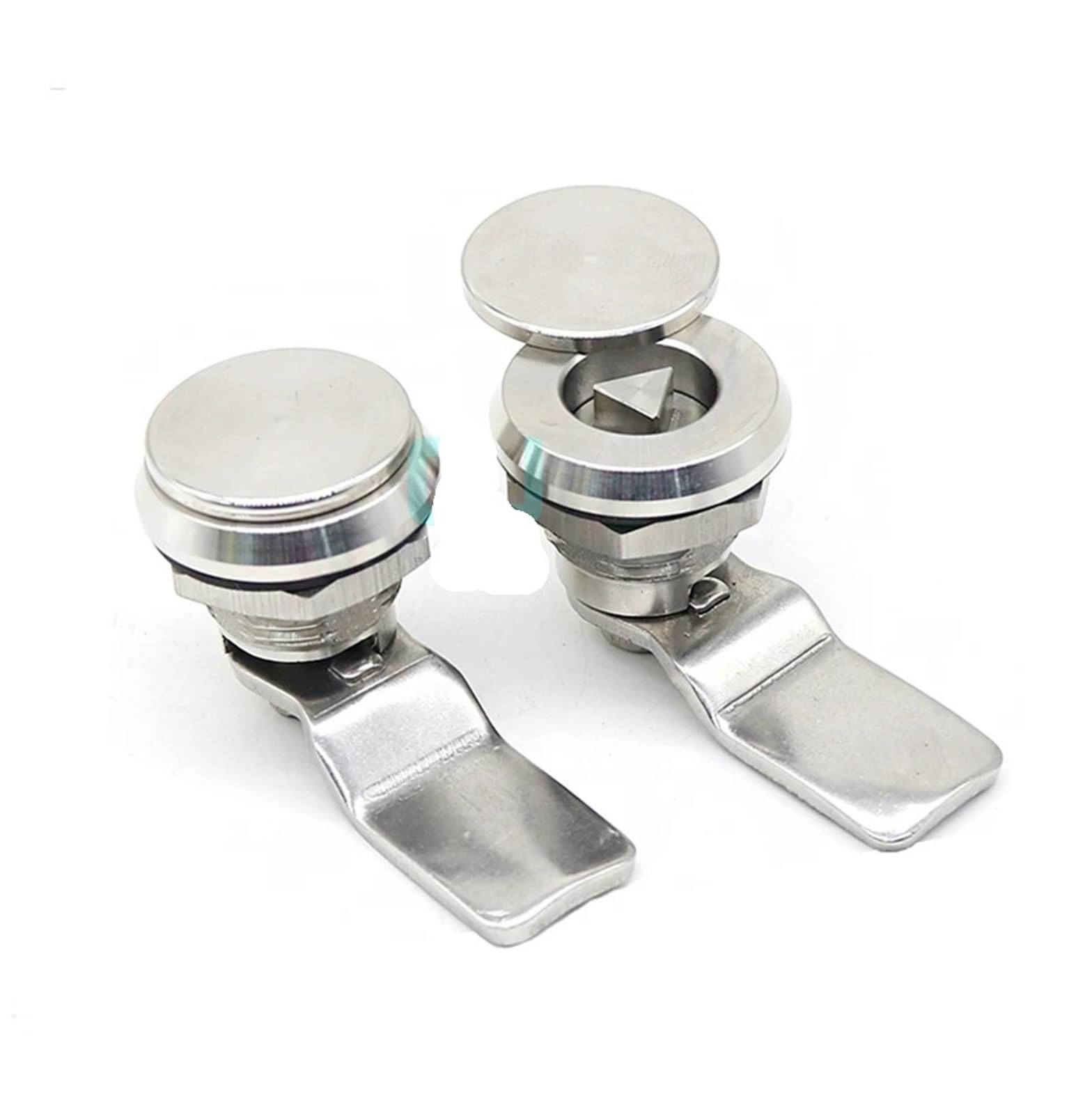 304 Stainless Steel MS705 with Cover Lock Wing Shaped Industrial Distribution Box Tongue Lock 1Pcs(Triangle Lock)