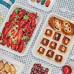 bloomoon 50 Pack 14 Inch Heavy-Duty Disposable Food Trays, Compostable 14 Inch Extra Large Paper Platter Plates Serving… - Image 7