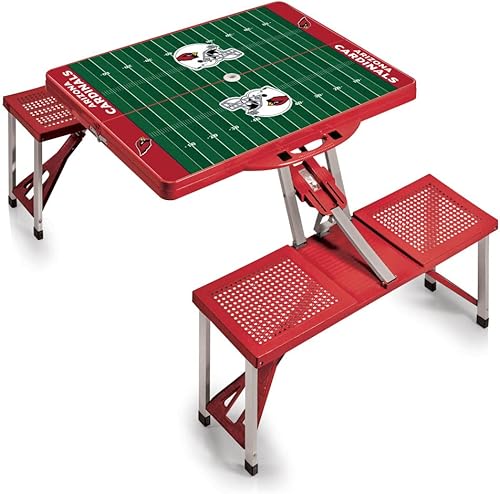 Miniatura 7 de PICNIC TIME NFL Football Field Folding Picnic Table - Camping Table - Outdoor Table with Umbrella Hole